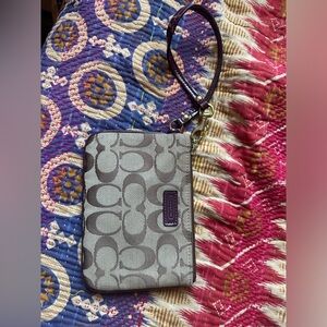 Vintage Coach wristlet